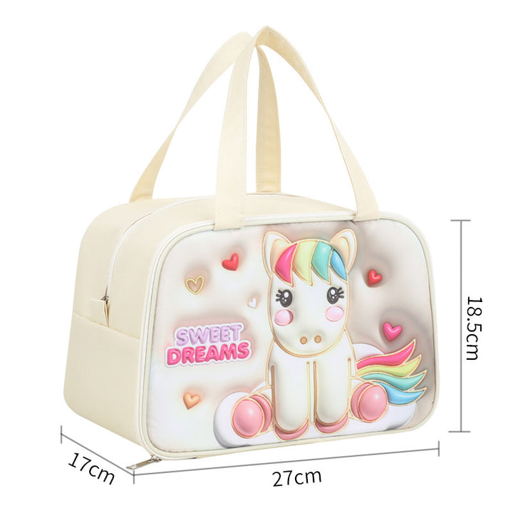 Isolierte Lunch-Tasche mit lustigem Pinguin-Design