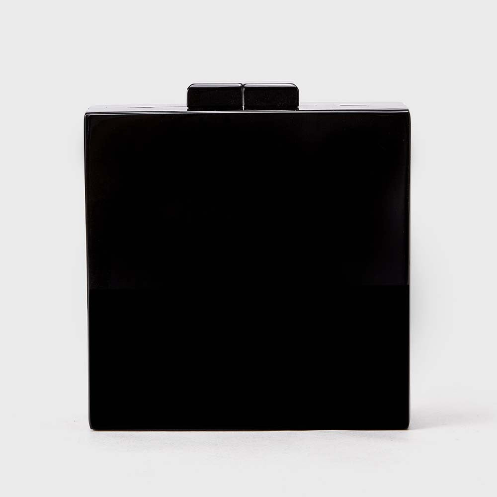 Künstlerische Gesichtsmuster-Acryl-Clutch