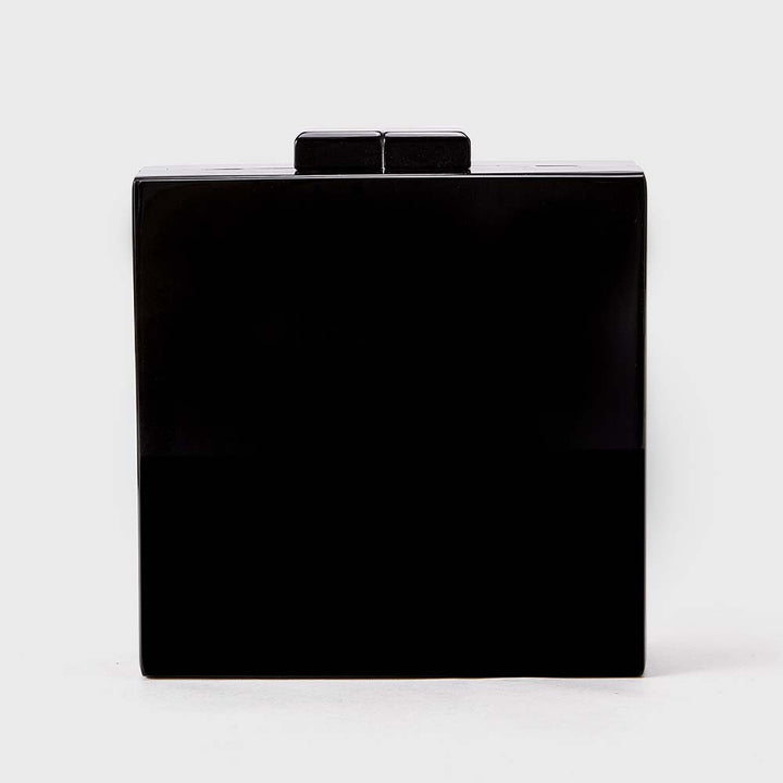 Künstlerische Gesichtsmuster-Acryl-Clutch