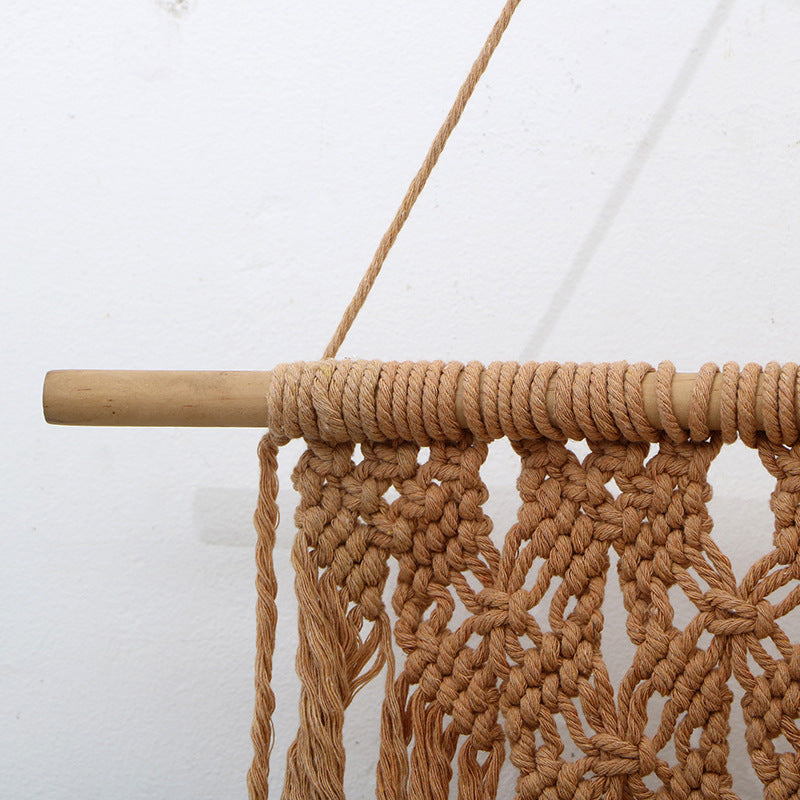 Makramee Wandbehang Kunst Karnz