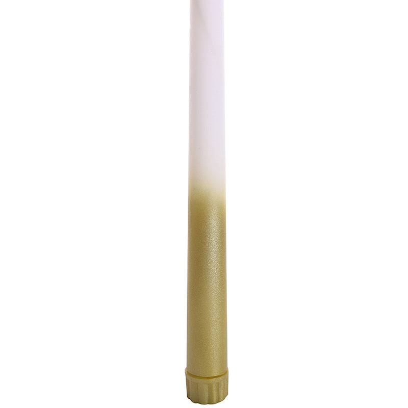 Batteriebetriebene LED-Gradient-Taper-Kerzen-Set mit Flackerflamme und abnehmbaren Basen