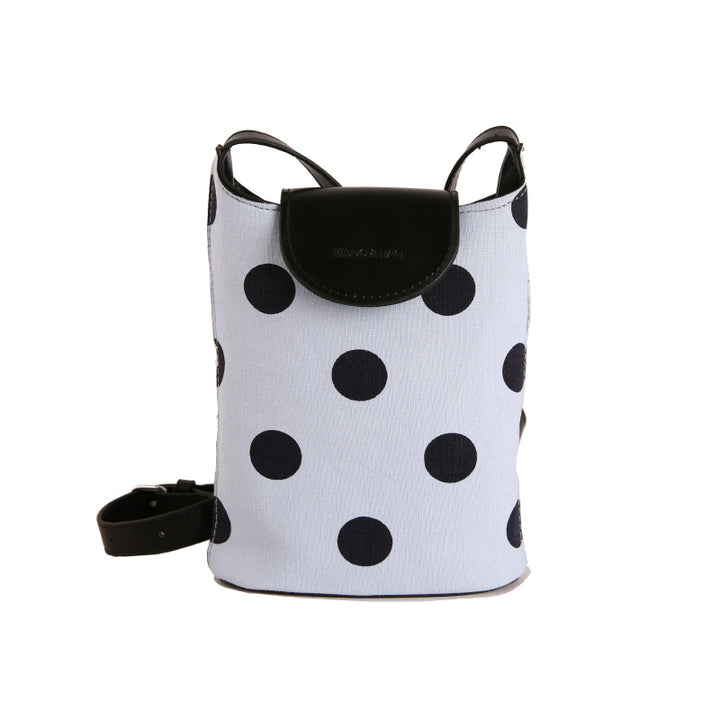 WoStylish Gepunktete Mini Umhängetasche Karnz
