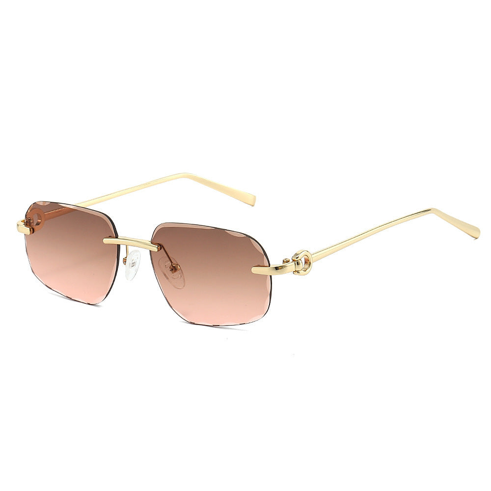 Oversized Fashion-Forward Geometrische Sonnenbrille Karnz