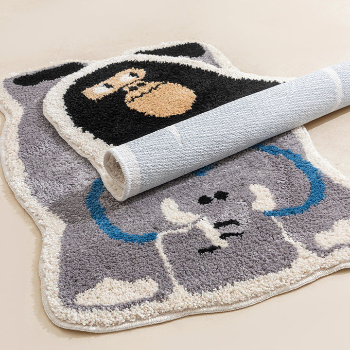 Badematte in Gorilla-Form mit rutschfester Unterseite Karnz