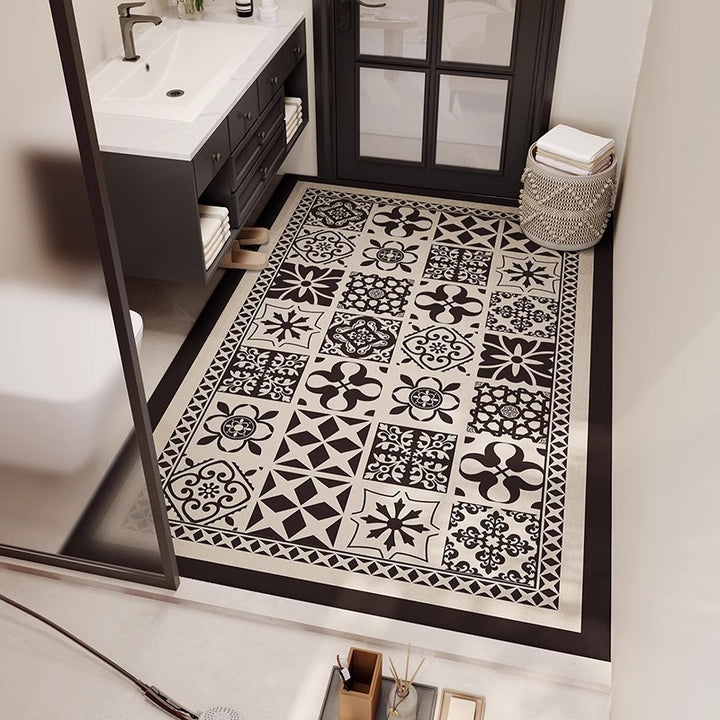 Tribal-Muster-Badezimmermatte Karnz