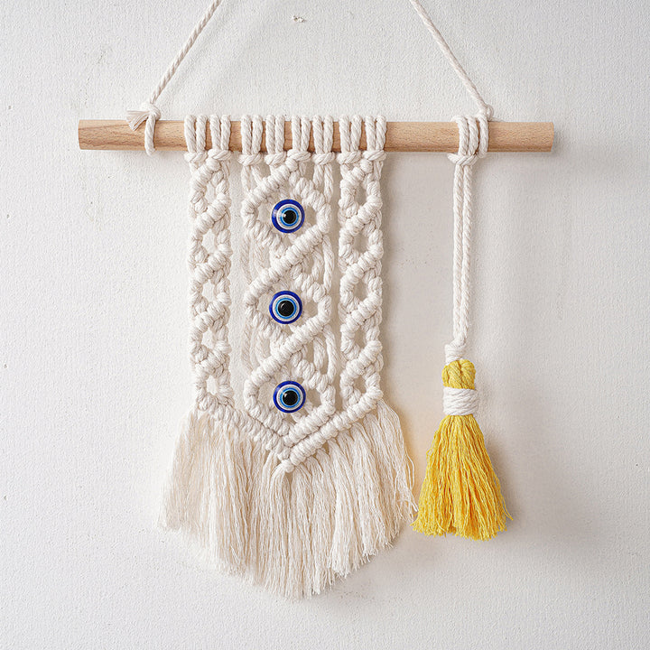 Macrame Wandbehang Kunstwerk Karnz