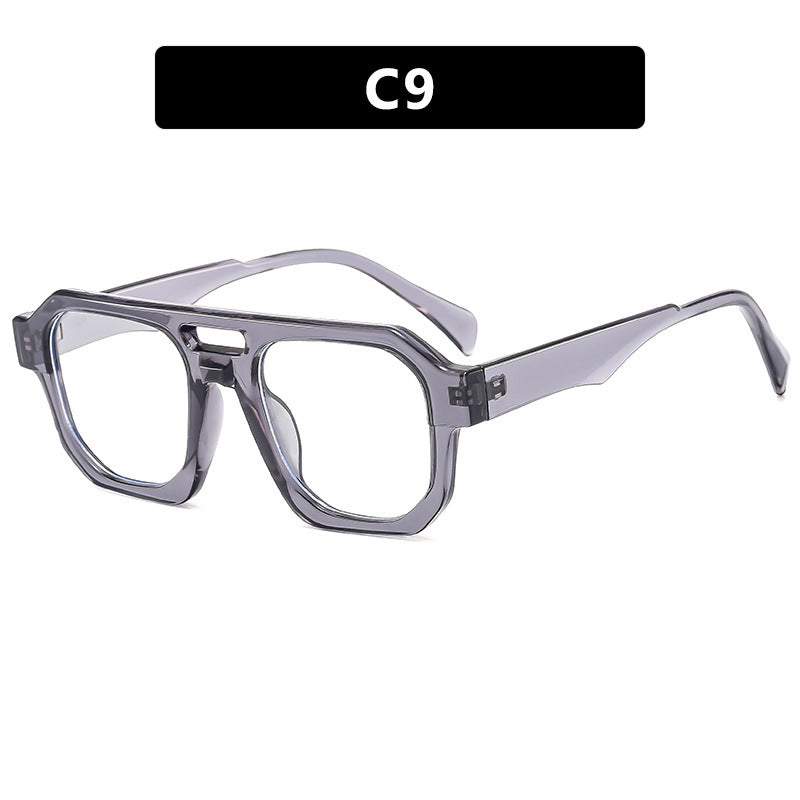Damen stilvolle geometrische Sonnenbrille Karnz
