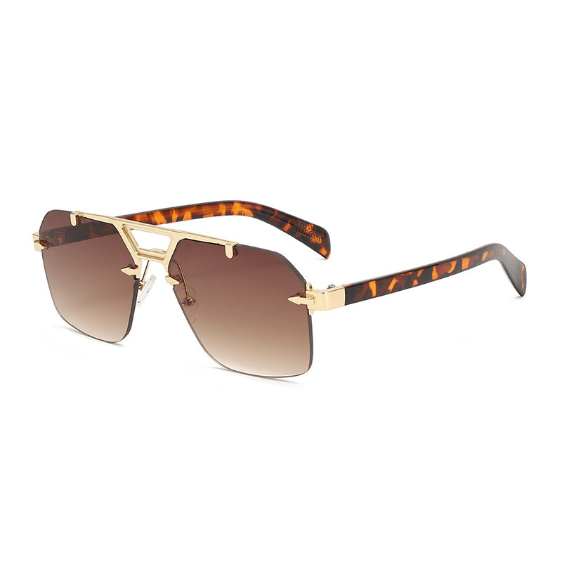 Damen Designer-Sonnenbrille mit auffälliger geometrischer Form Karnz