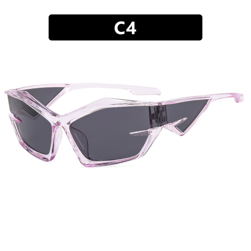 Damen futuristische Sport-Sonnenbrille Karnz