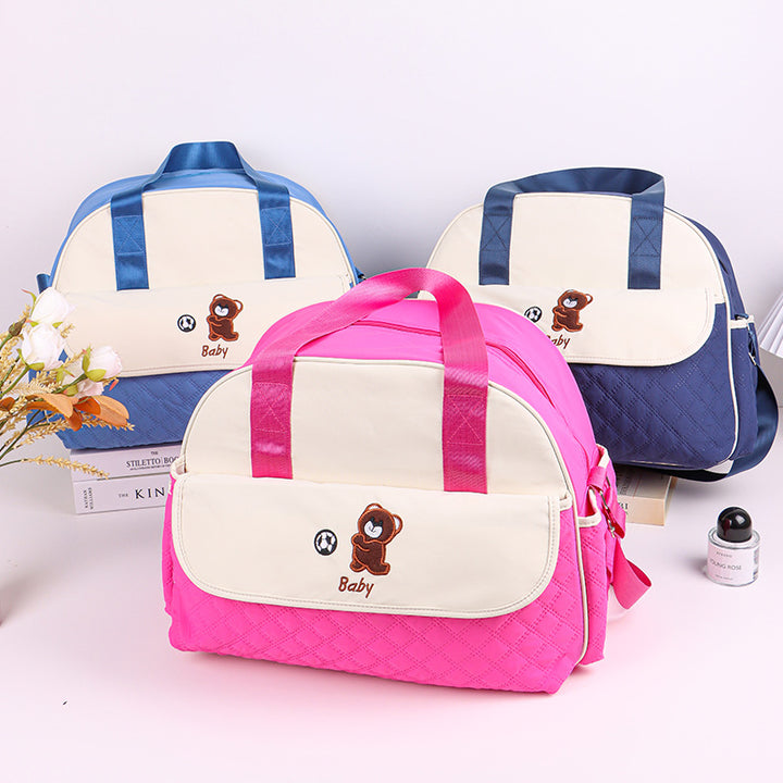 Stoff Wickeltasche mit Praktischem Wechselmatte Karnz