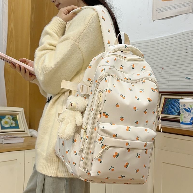 Blumenverzierte Rucksack Karnz
