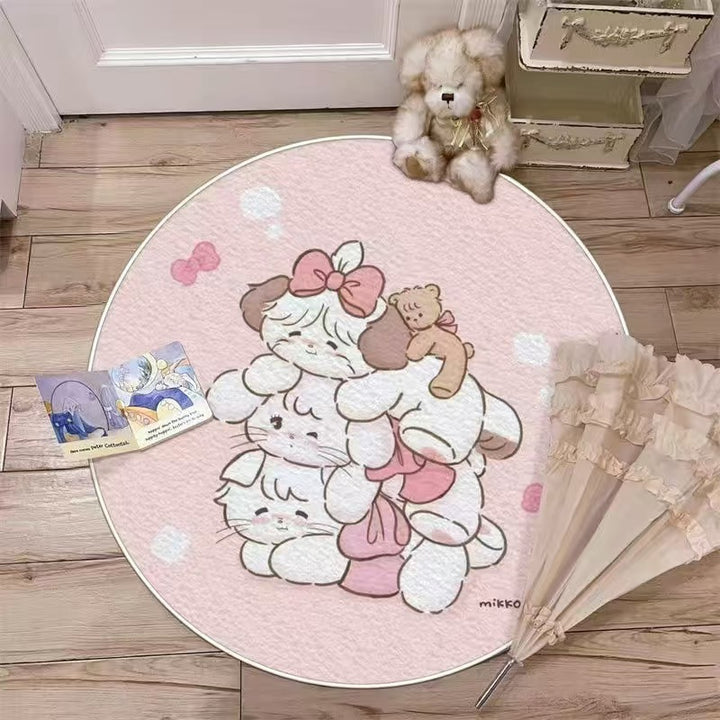Adorable runder Spielmatte