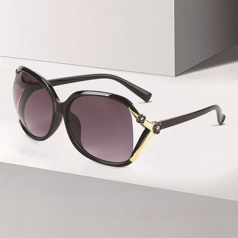 Elegante Übergroße Schmetterlingssonnenbrille Karnz