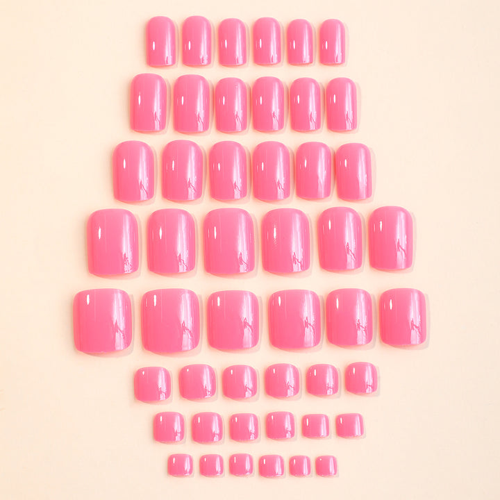 Glänzendes Press-On Nagelset mit Premium-Finish Karnz