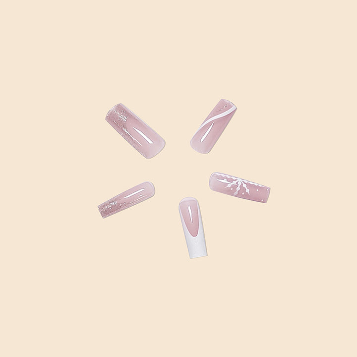 Elegante Künstlerische 3D Nagelverlängerungen