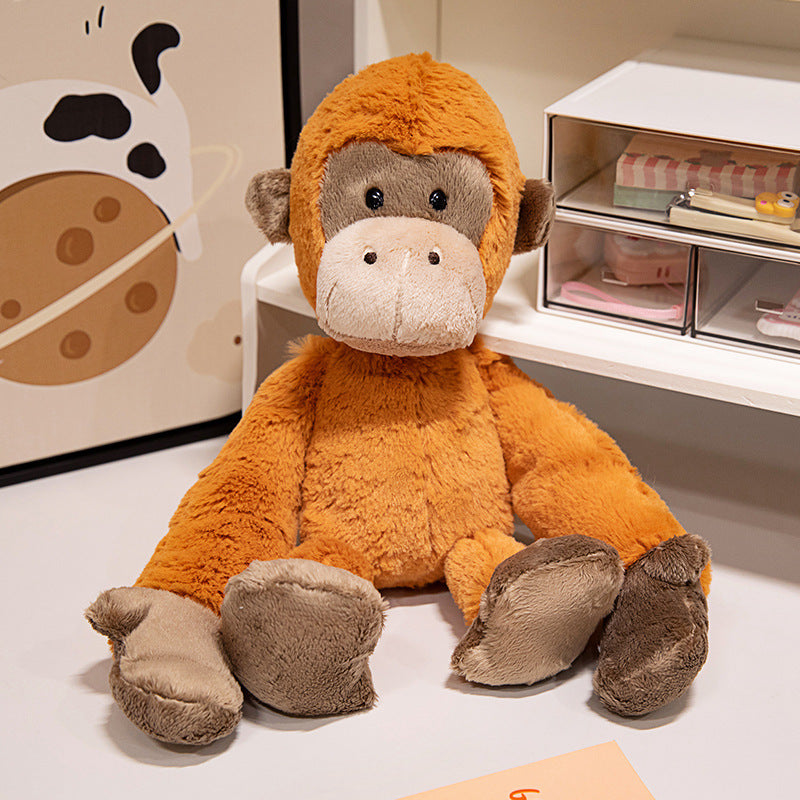 Gestopfter Orang-Utan-Plüsch mit extra-langen Gliedmaßen und beschwertem, kuscheligem Körper Karnz