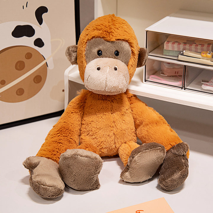 Gestopfter Orang-Utan-Plüsch mit extra-langen Gliedmaßen und beschwertem, kuscheligem Körper Karnz