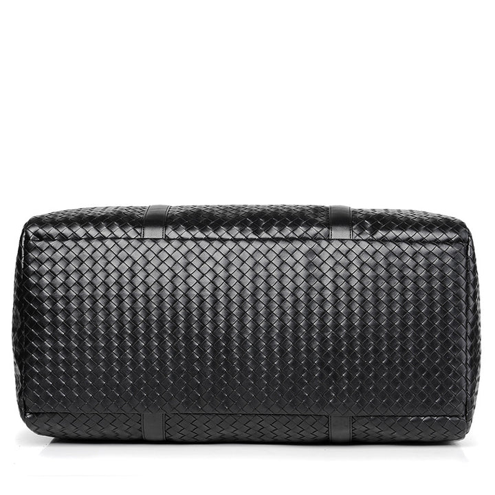 Gewebte Leder-Wochenend-Duffel-Tasche Karnz