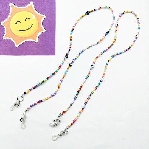 Bunte Bead-Brillenkette Karnz