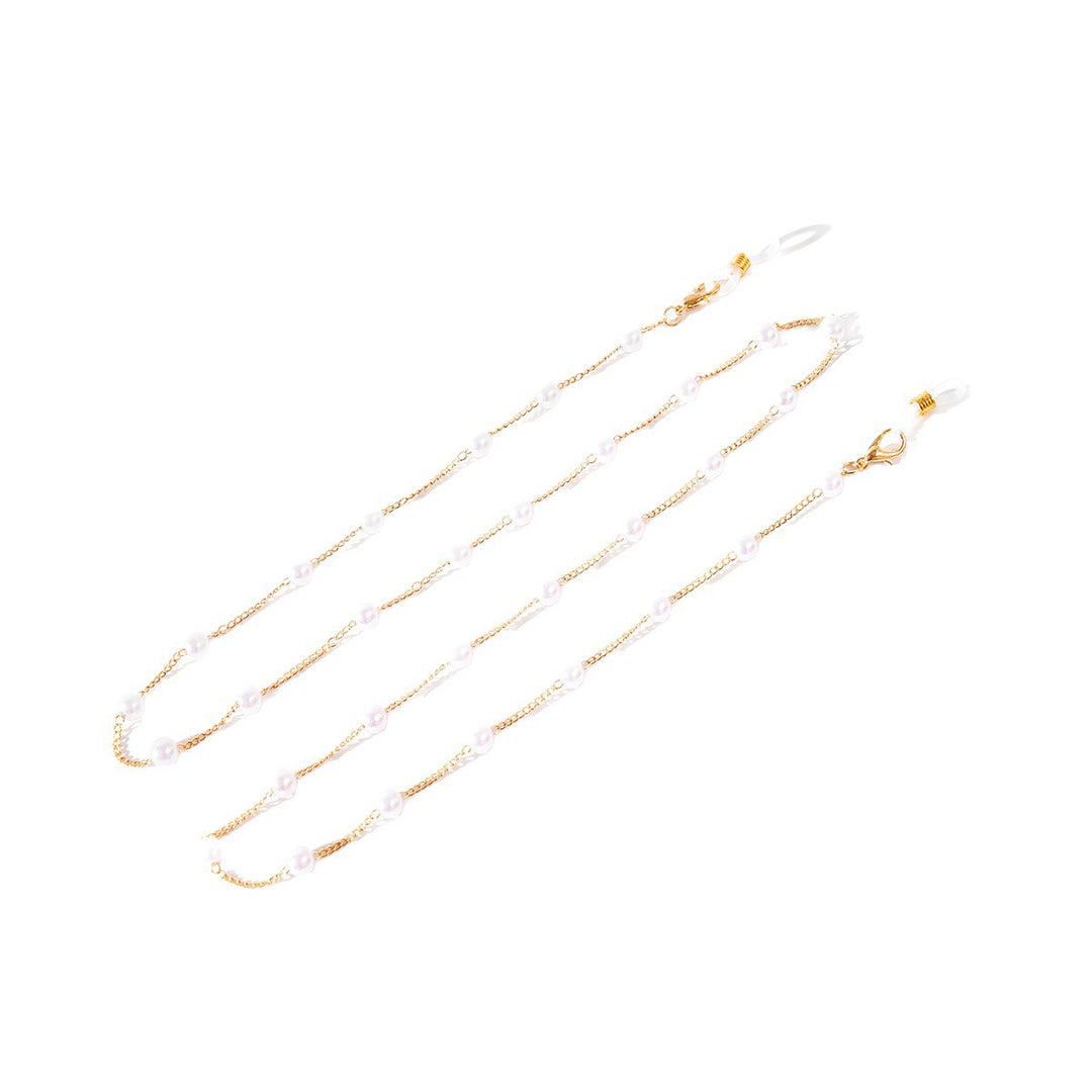 Elegante Perlenketten Brille Karnz