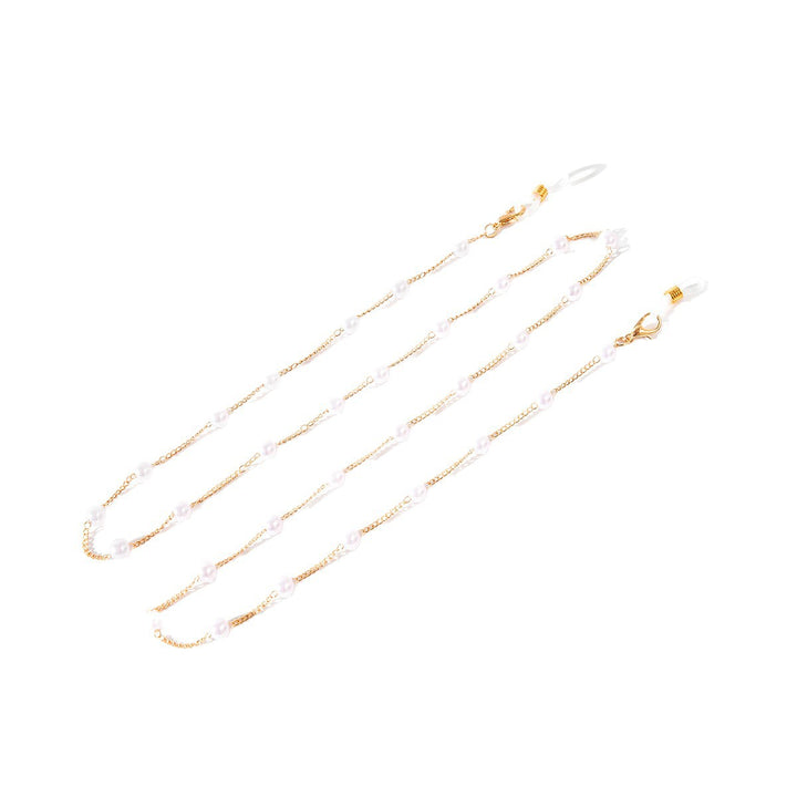 Elegante Perlenketten Brille Karnz