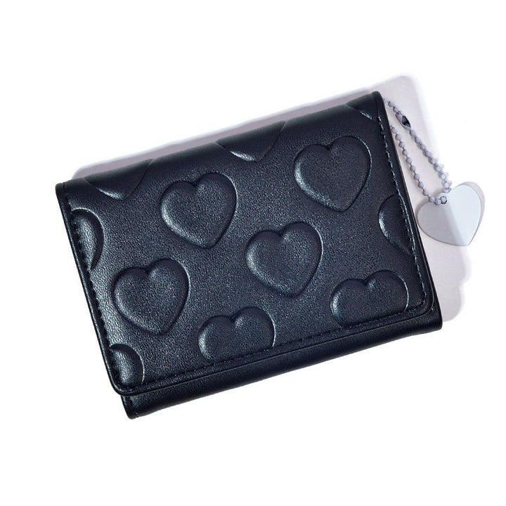 Herz-Prägung Falt-Wallet