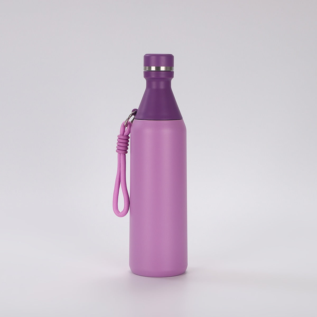 Damen isolierte Trinkflasche mit praktischem Trageriemen Karnz