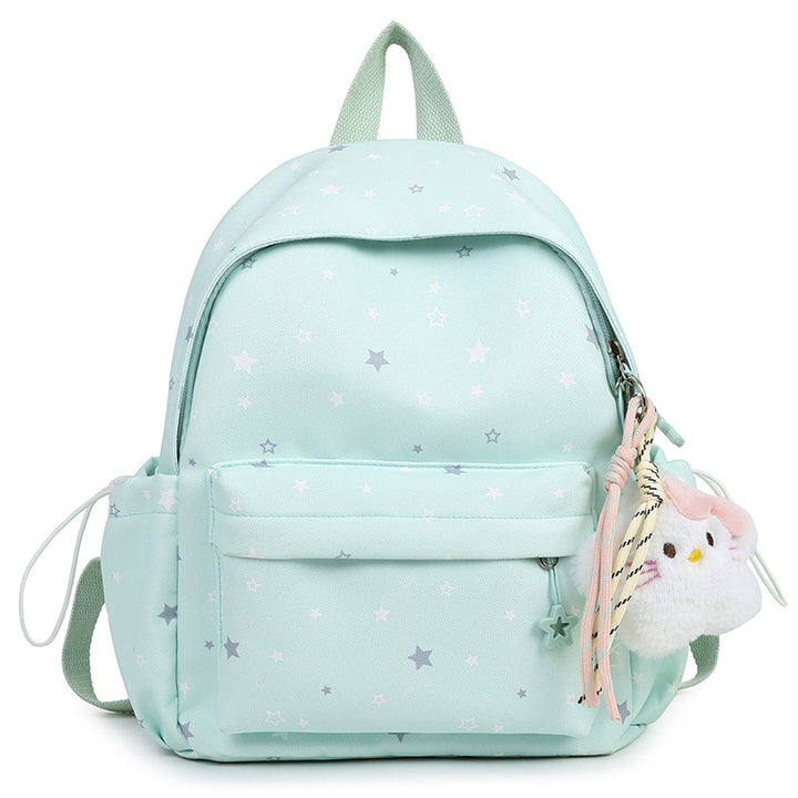 Sternmuster Plüsch Rucksack Karnz