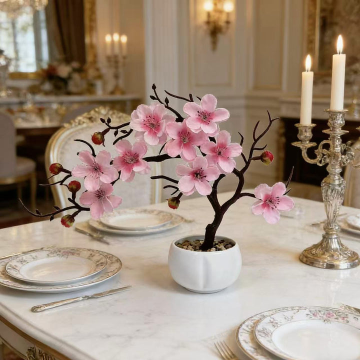 Elegante dekorative Blumenbaumarrangement für die Wohnkultur