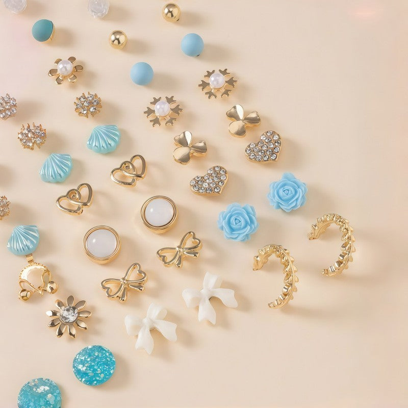 Glitzernde Ohrringe Set Karnz
