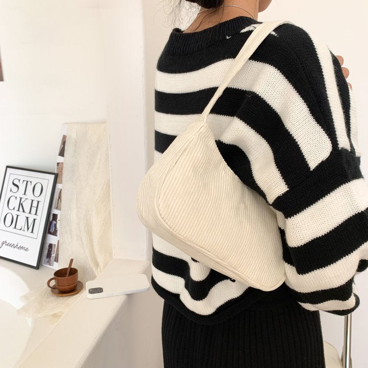 Modische Cord Handtasche Karnz