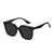 Damen Oversized Sonnenbrille mit modernem, kontrastierendem Design Karnz