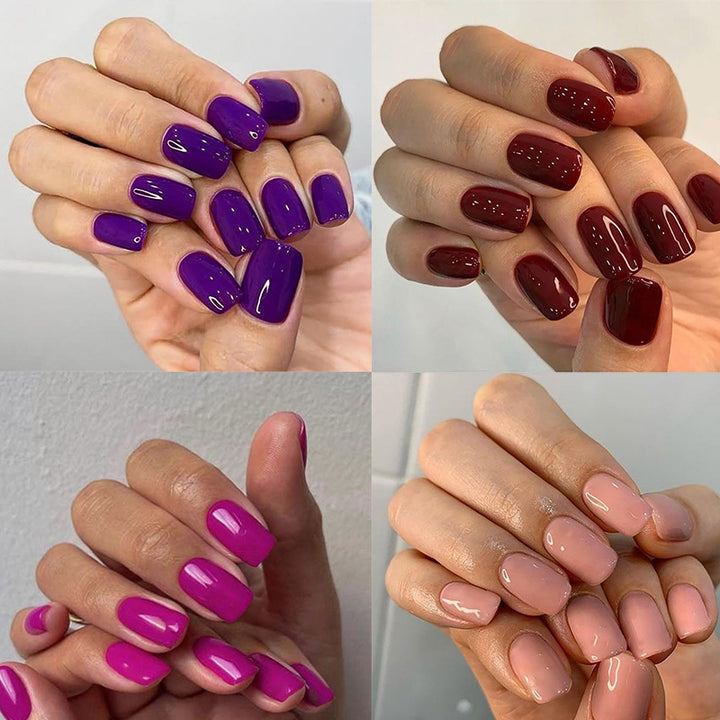 Premium Glossy Press-On Nail Collection Karnz