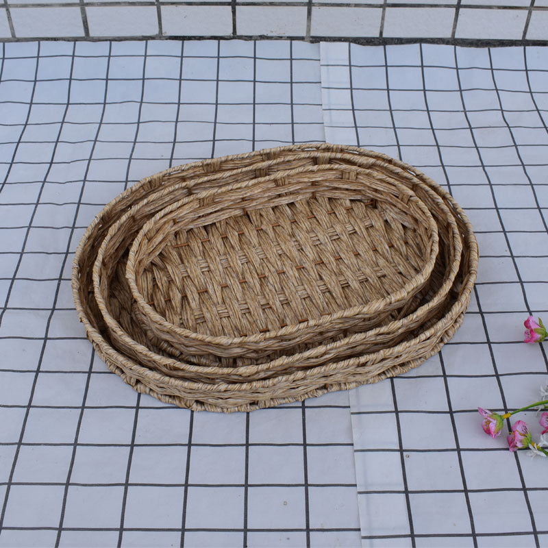 Naturale Woven Serving Basket Set Karnz