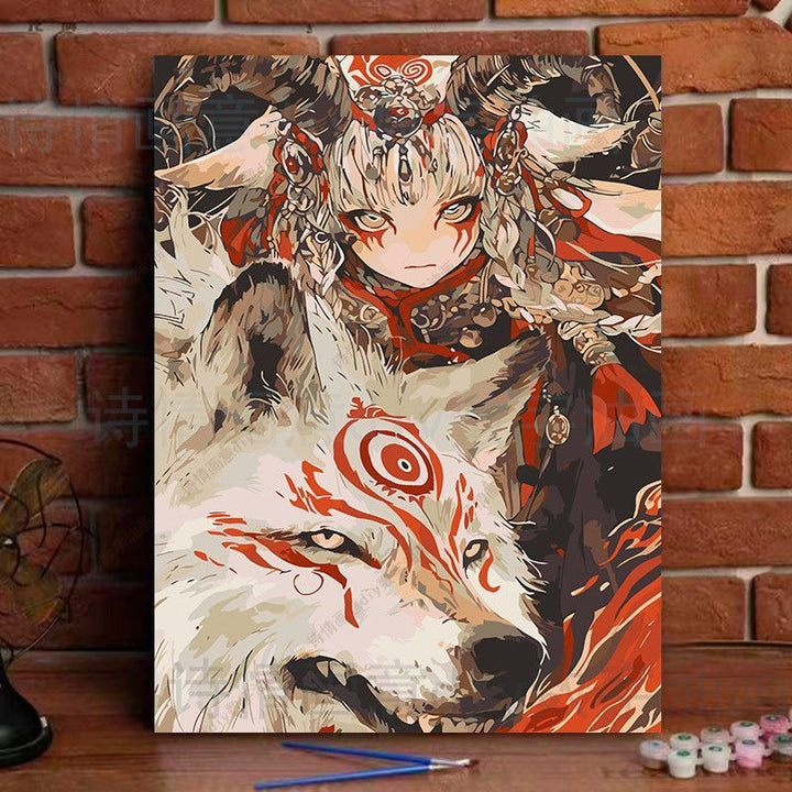 Fantasy Creature Themed Wandkunst Karnz