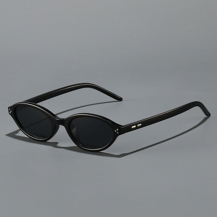 Retro-inspirierte ovale Rahmen-Sonnenbrille Karnz 1787812534