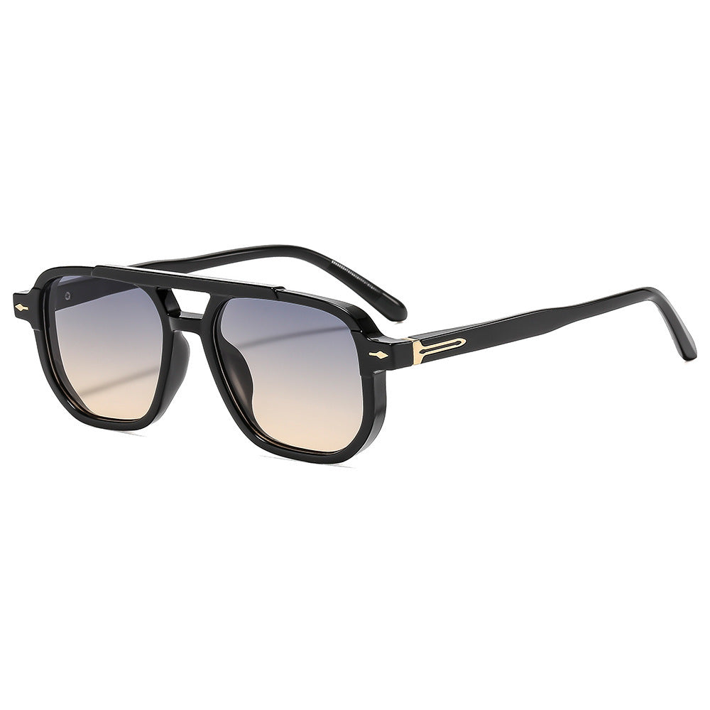 Damen modische Sonnenbrille mit extragroßem Rahmen Karnz