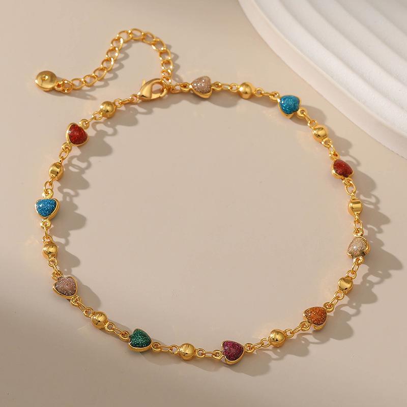 Herz Anhänger Fußkette Karnz