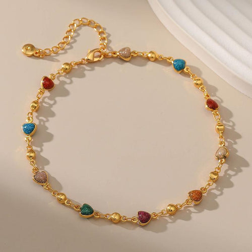Herz Anhänger Fußkette Karnz