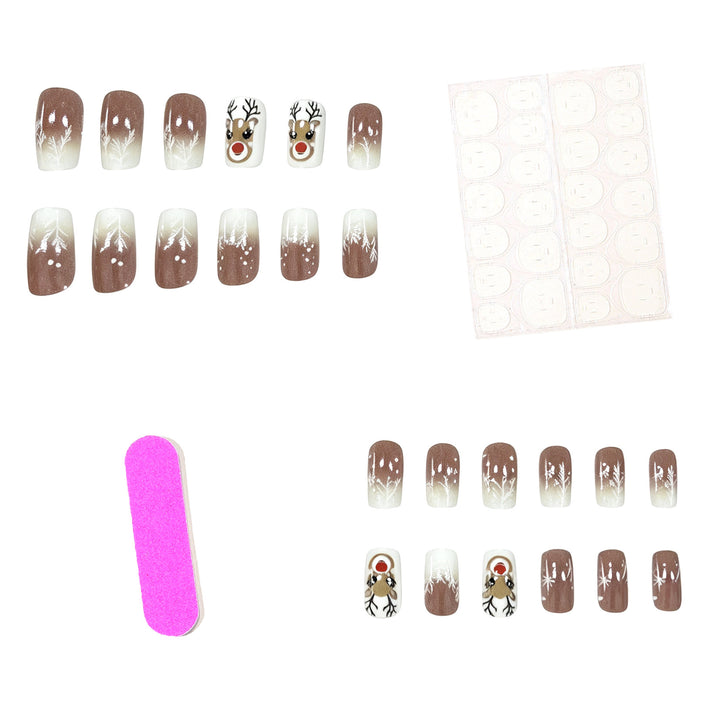 Festliches Rentier-Nageldesign Karnz