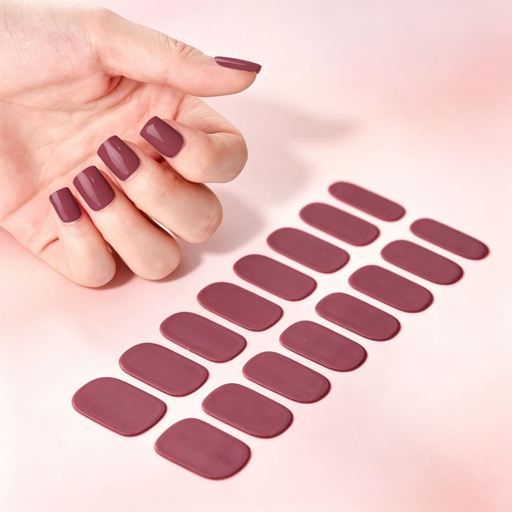 Premium Glänzendes Press-On-Nagel-Set
