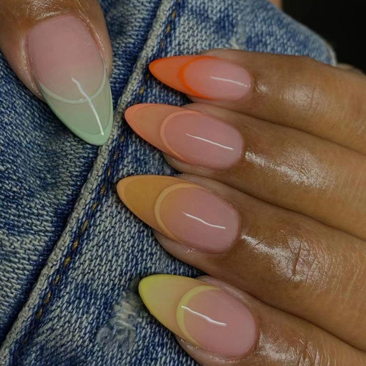 Künstliche Nagelspitzen mit Farbverlauf Karnz