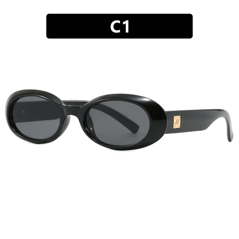 Damen exklusive Sonnenbrille im eleganten Ovaldesign Karnz