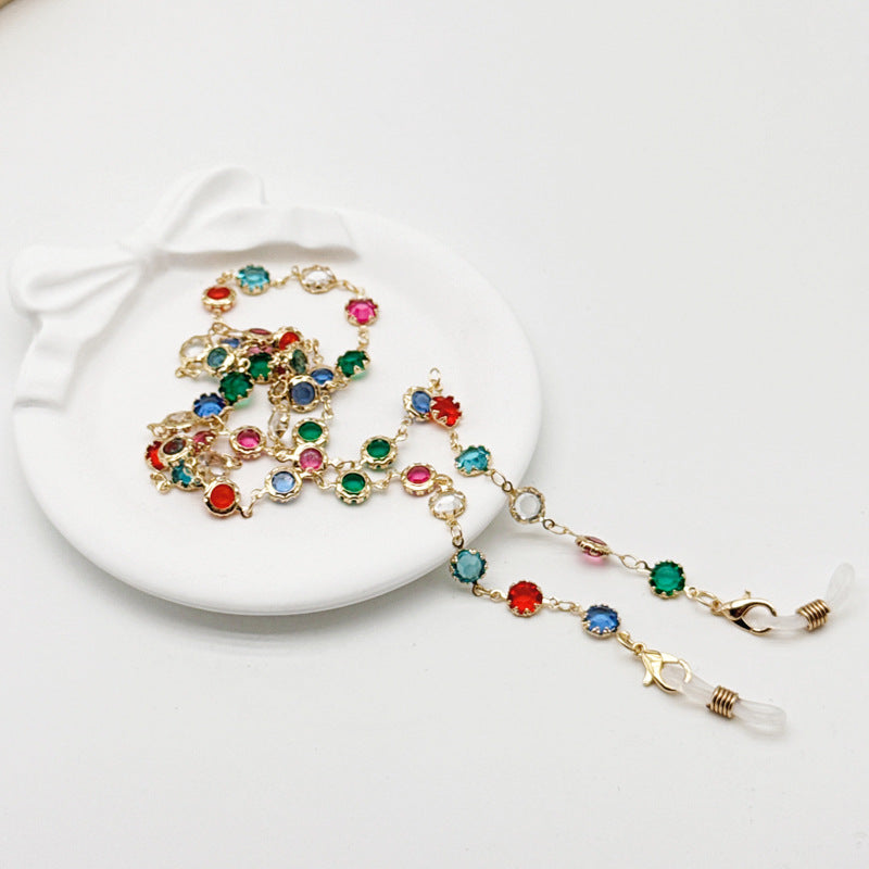 Crystal Chain Brillenhalter Karnz