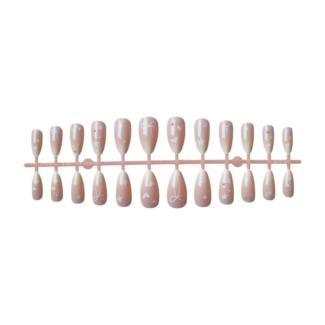 Elegantes Stiletto-Nagelkunst-Set