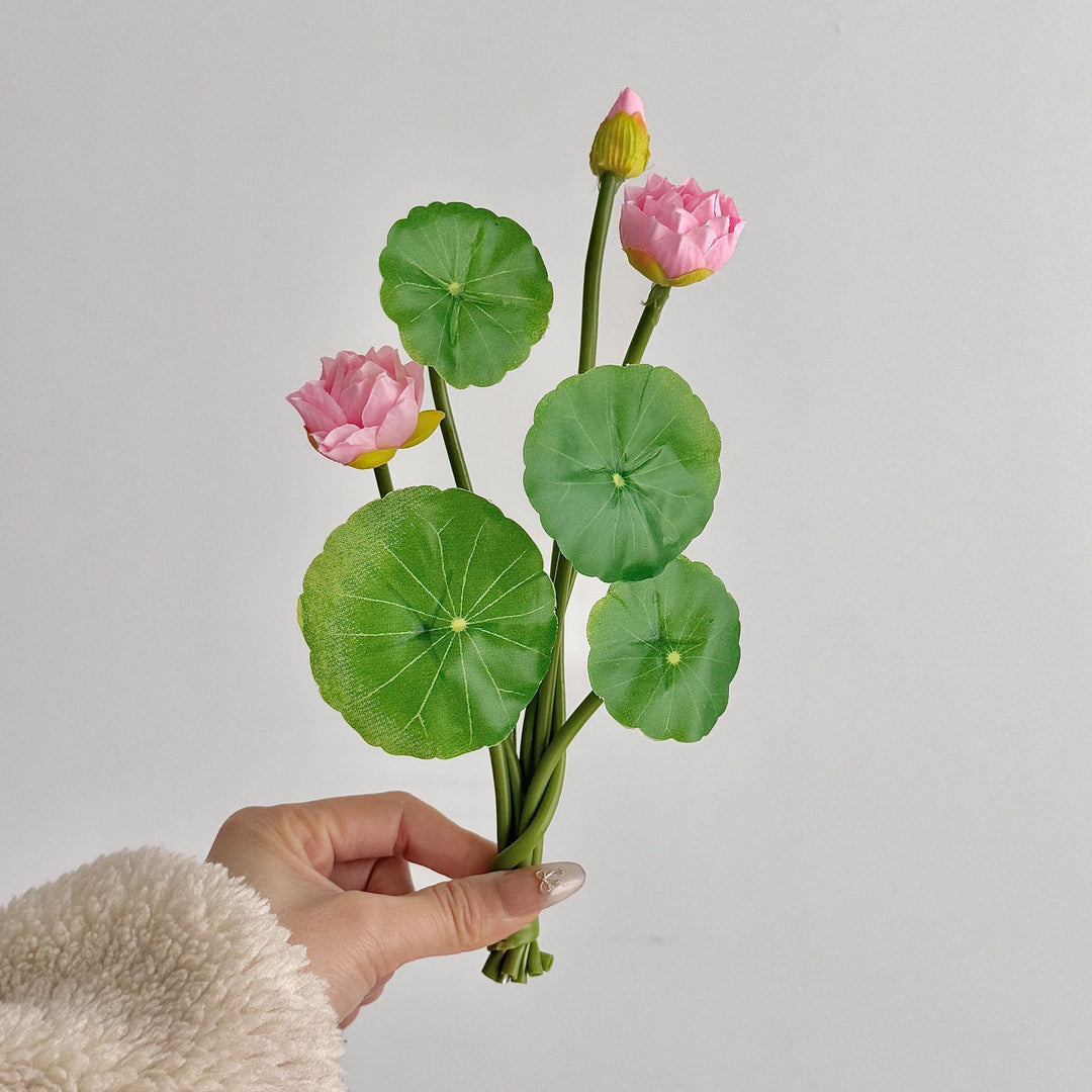 Künstlicher Lotusblumenstrauß Karnz