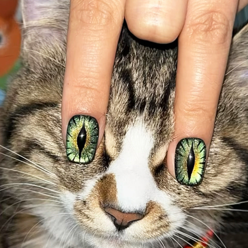 Künstlerisches Press-On Nageldekor Set