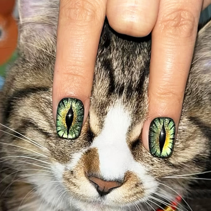 Künstlerisches Press-On Nageldekor Set