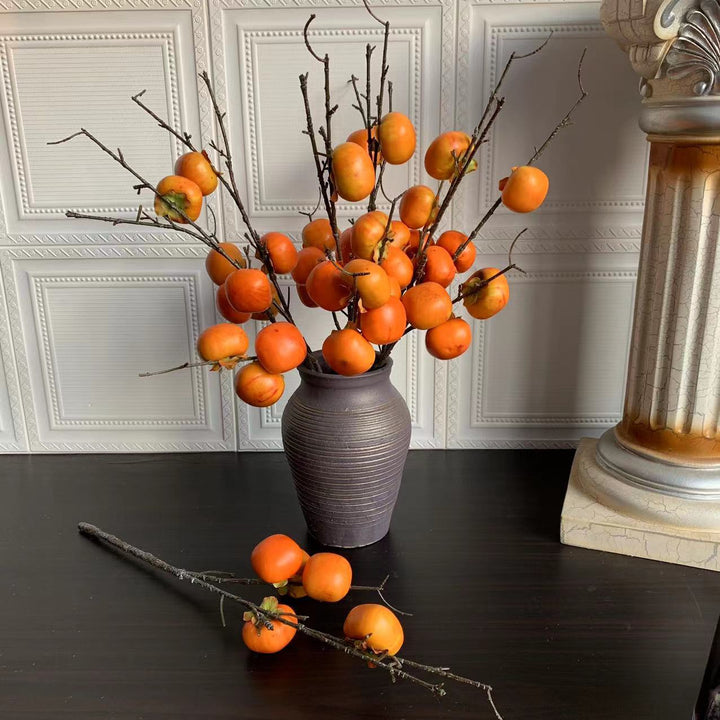 Dekorativer künstlicher Persimmon-Stiel