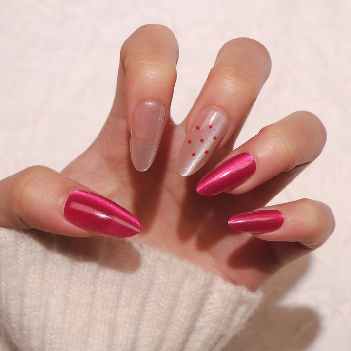 Stilvolles Stiletto Press-On Nail Set Karnz